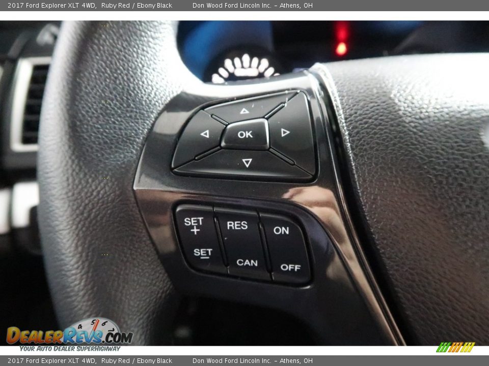 2017 Ford Explorer XLT 4WD Ruby Red / Ebony Black Photo #33