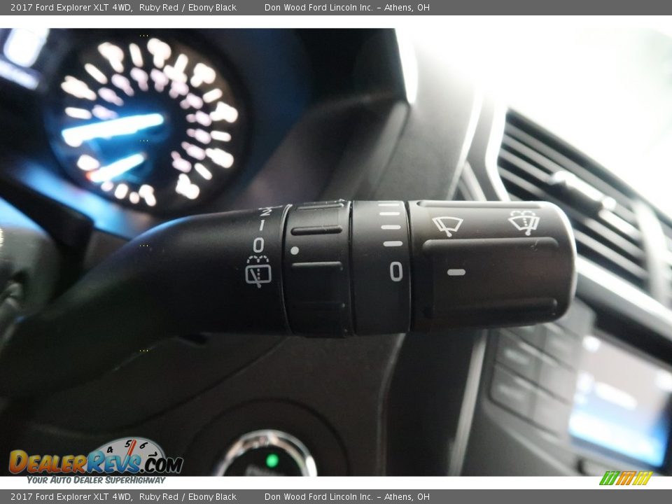 2017 Ford Explorer XLT 4WD Ruby Red / Ebony Black Photo #36