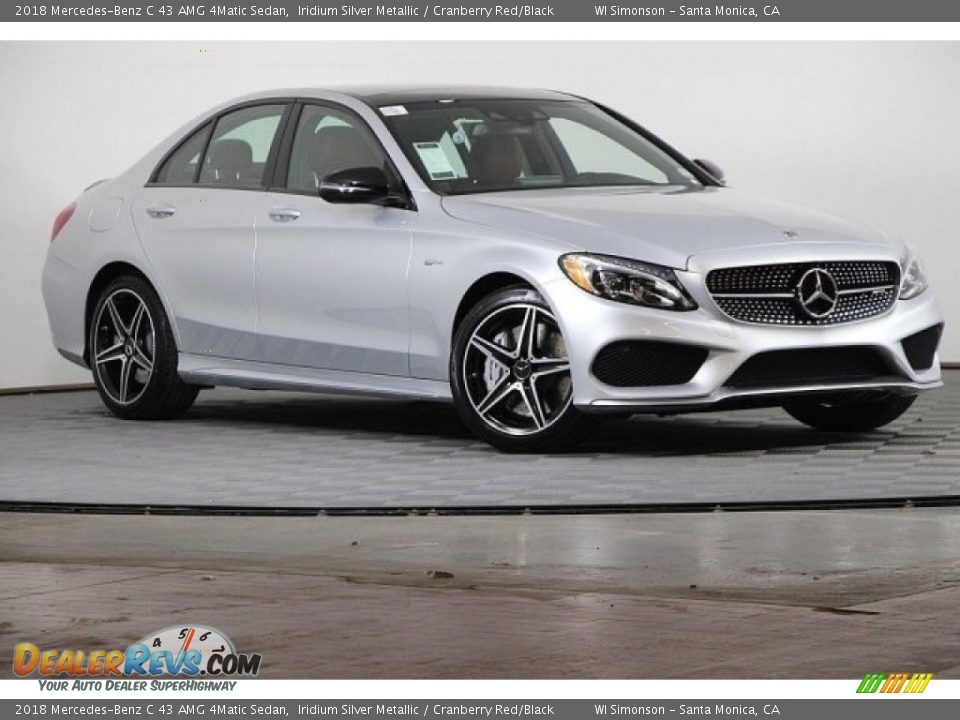 Front 3/4 View of 2018 Mercedes-Benz C 43 AMG 4Matic Sedan Photo #1