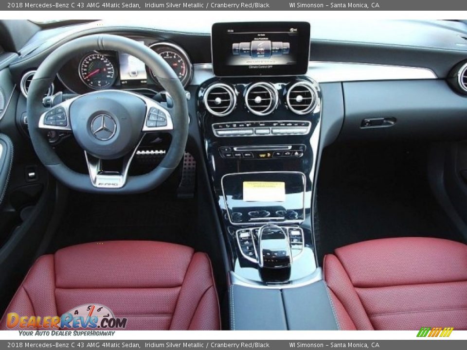 Dashboard of 2018 Mercedes-Benz C 43 AMG 4Matic Sedan Photo #7