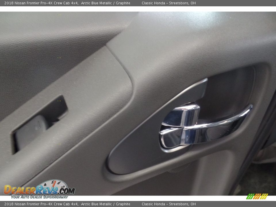 2018 Nissan Frontier Pro-4X Crew Cab 4x4 Arctic Blue Metallic / Graphite Photo #20