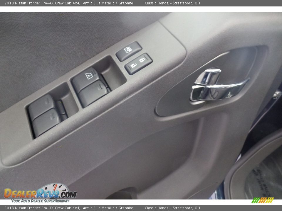 2018 Nissan Frontier Pro-4X Crew Cab 4x4 Arctic Blue Metallic / Graphite Photo #21