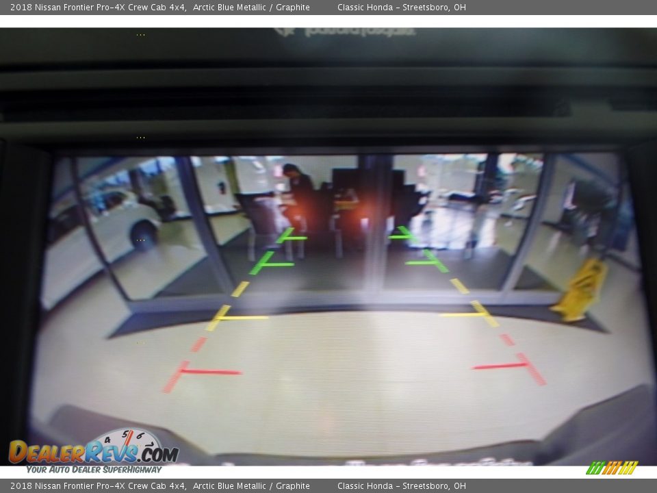 2018 Nissan Frontier Pro-4X Crew Cab 4x4 Arctic Blue Metallic / Graphite Photo #24