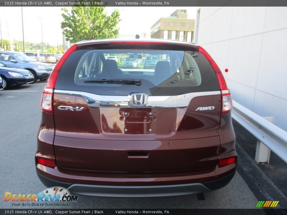 2015 Honda CR-V LX AWD Copper Sunset Pearl / Black Photo #4