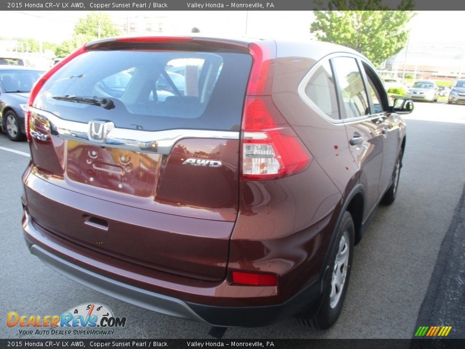 2015 Honda CR-V LX AWD Copper Sunset Pearl / Black Photo #5