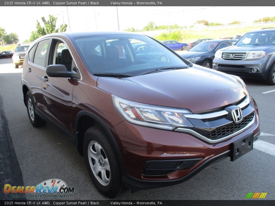 2015 Honda CR-V LX AWD Copper Sunset Pearl / Black Photo #6