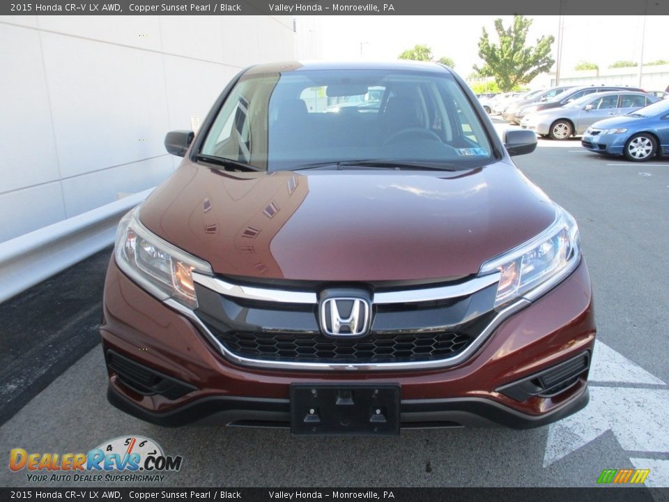 2015 Honda CR-V LX AWD Copper Sunset Pearl / Black Photo #7