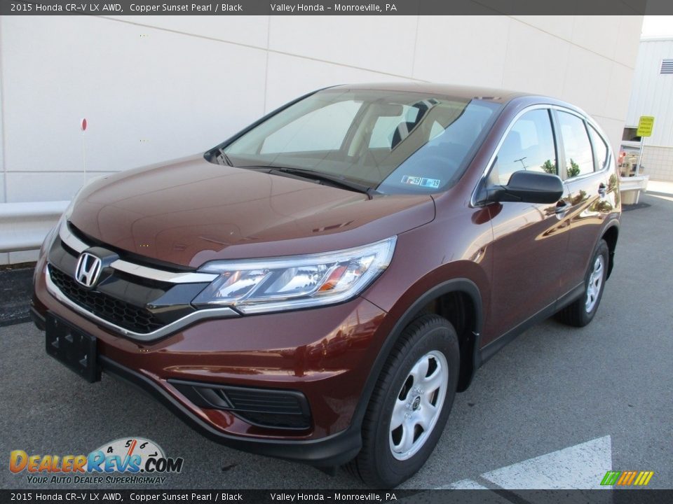 2015 Honda CR-V LX AWD Copper Sunset Pearl / Black Photo #8
