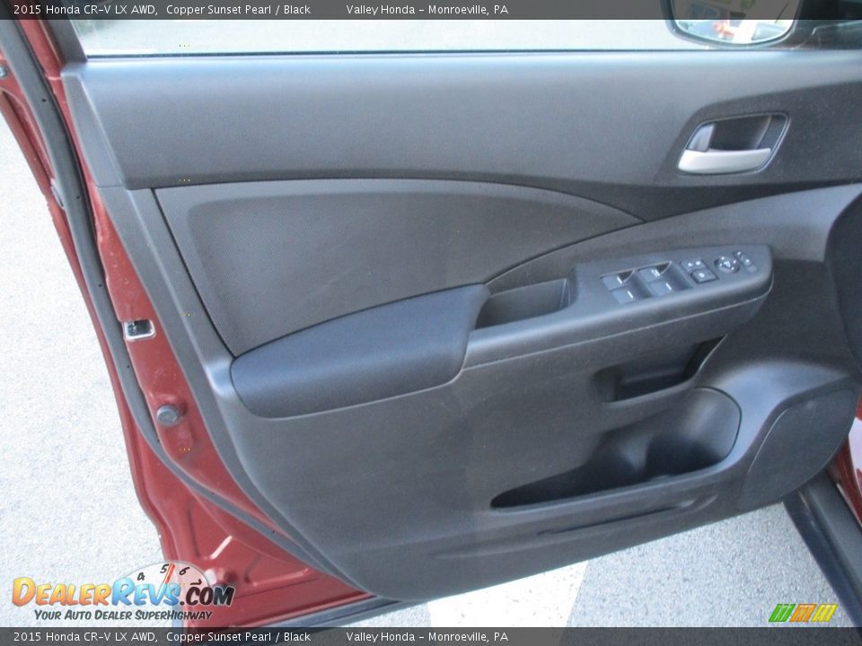 2015 Honda CR-V LX AWD Copper Sunset Pearl / Black Photo #9