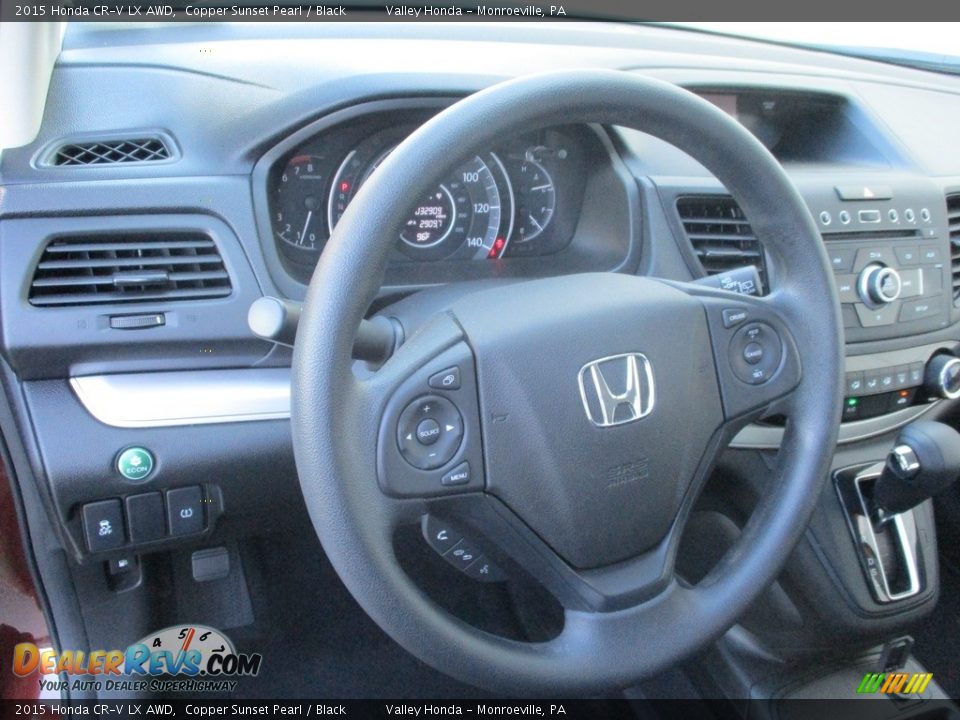 2015 Honda CR-V LX AWD Copper Sunset Pearl / Black Photo #12