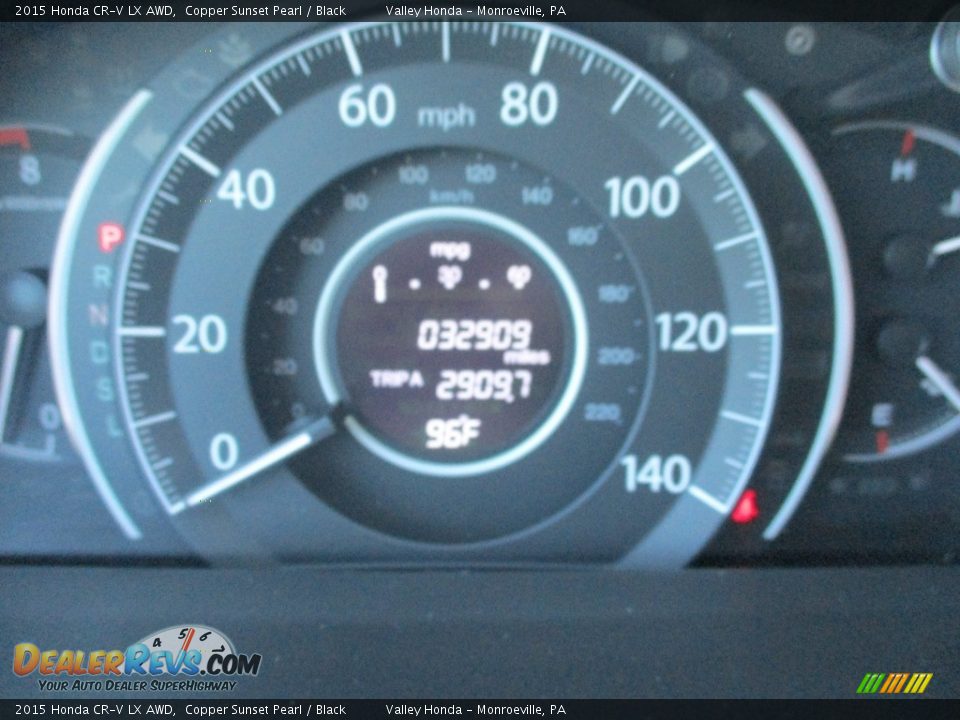 2015 Honda CR-V LX AWD Copper Sunset Pearl / Black Photo #20