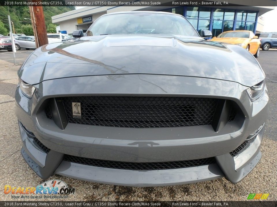 2018 Ford Mustang Shelby GT350 Lead Foot Gray / GT350 Ebony Recaro Cloth/Miko Suede Photo #7