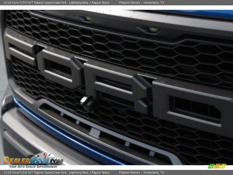 2018 Ford F150 SVT Raptor SuperCrew 4x4 Lightning Blue / Raptor Black Photo #4