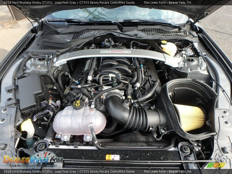 2018 Ford Mustang Shelby GT350 5.2 Liter DOHC 32-Valve Ti-VCT Flat Plane Crank V8 Engine Photo #9