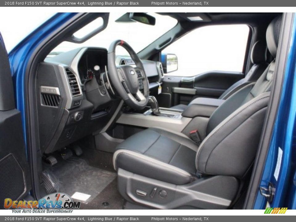 2018 Ford F150 SVT Raptor SuperCrew 4x4 Lightning Blue / Raptor Black Photo #14