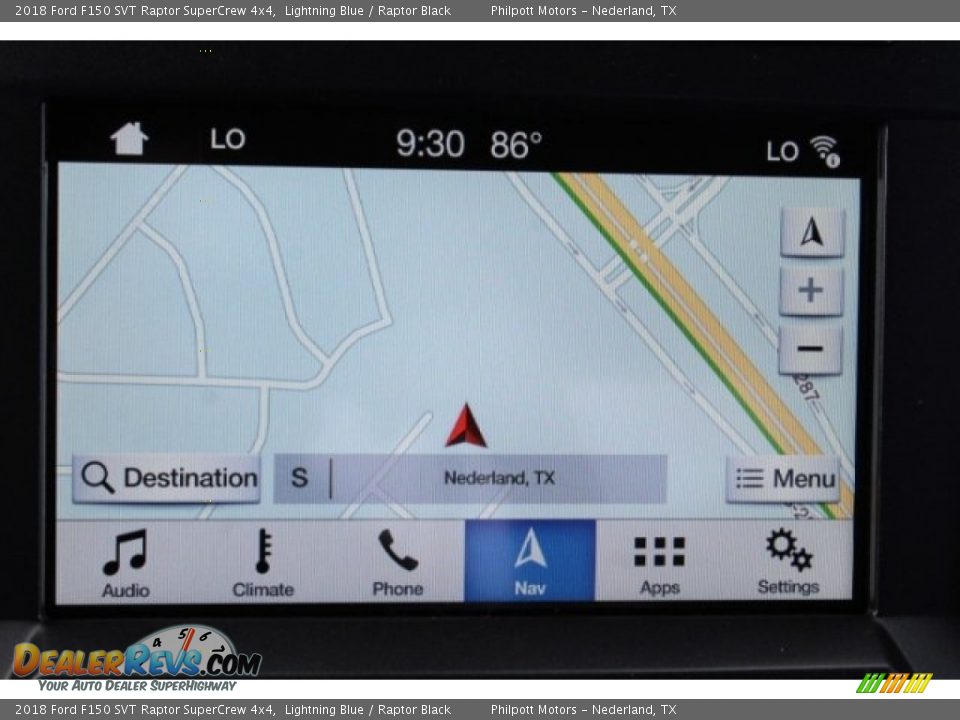 2018 Ford F150 SVT Raptor SuperCrew 4x4 Lightning Blue / Raptor Black Photo #17
