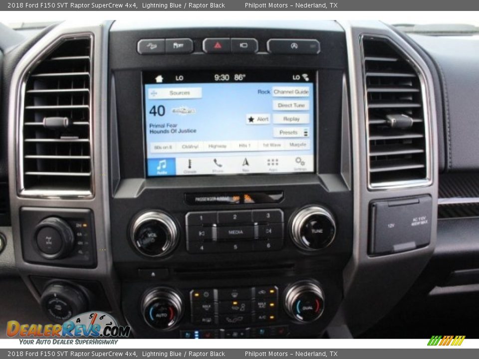 2018 Ford F150 SVT Raptor SuperCrew 4x4 Lightning Blue / Raptor Black Photo #18