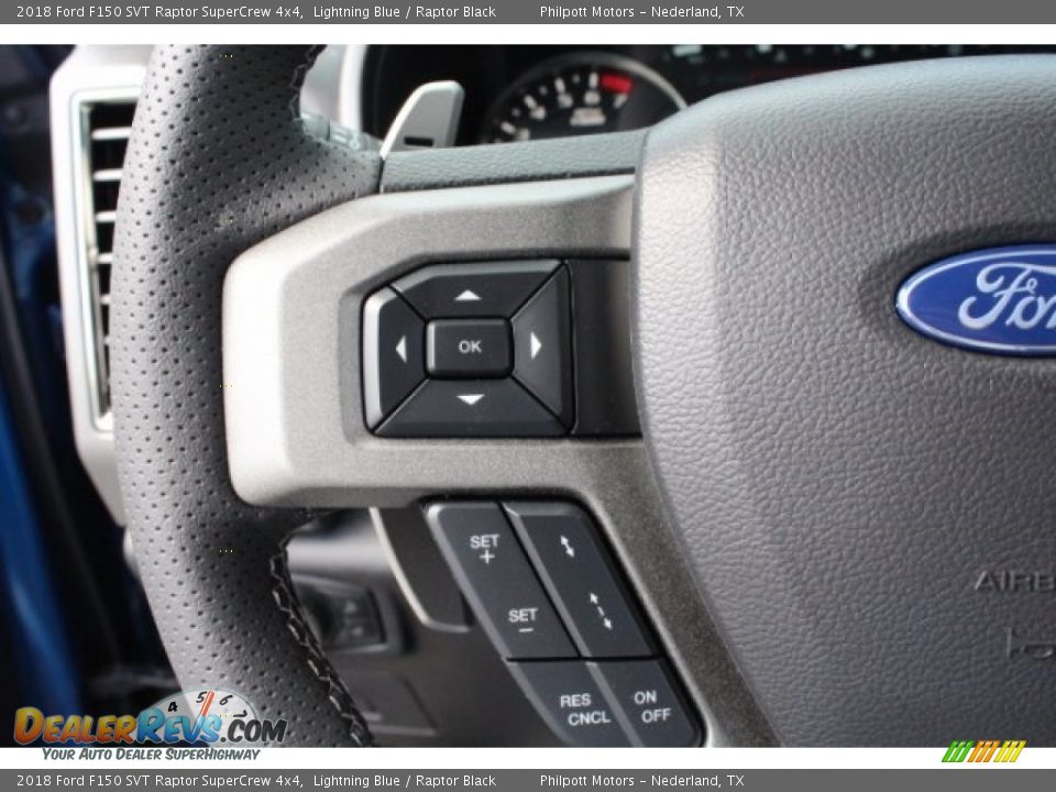 2018 Ford F150 SVT Raptor SuperCrew 4x4 Lightning Blue / Raptor Black Photo #21