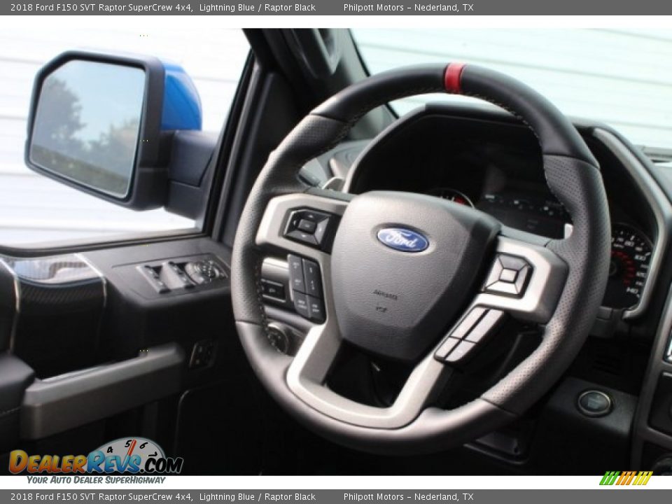 2018 Ford F150 SVT Raptor SuperCrew 4x4 Lightning Blue / Raptor Black Photo #28
