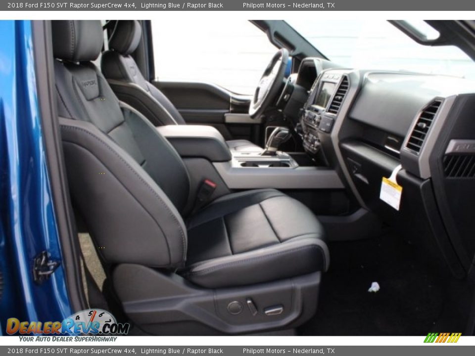 2018 Ford F150 SVT Raptor SuperCrew 4x4 Lightning Blue / Raptor Black Photo #34