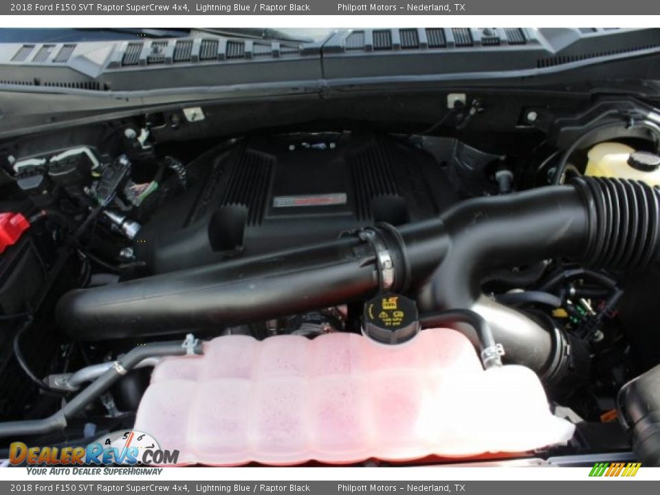 2018 Ford F150 SVT Raptor SuperCrew 4x4 Lightning Blue / Raptor Black Photo #35