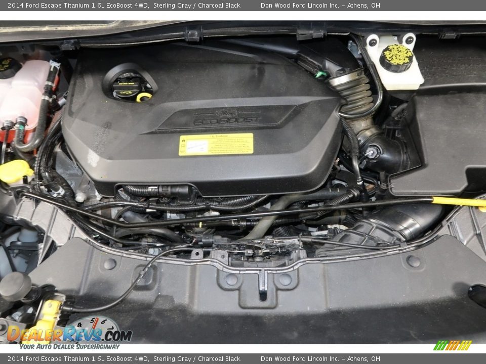 2014 Ford Escape Titanium 1.6L EcoBoost 4WD Sterling Gray / Charcoal Black Photo #26
