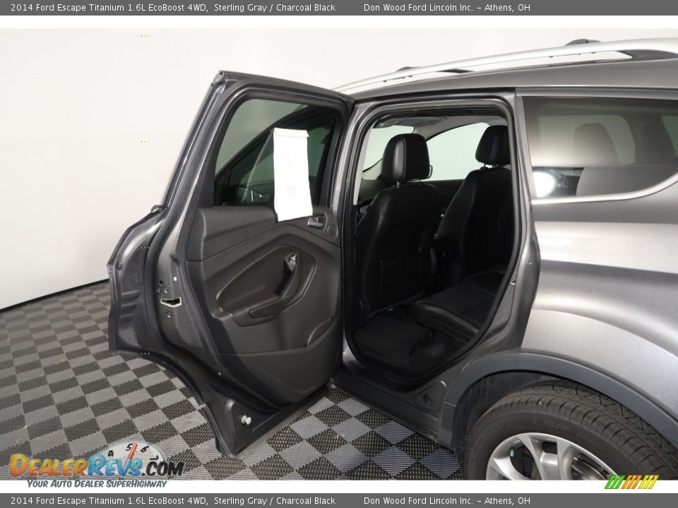 2014 Ford Escape Titanium 1.6L EcoBoost 4WD Sterling Gray / Charcoal Black Photo #28