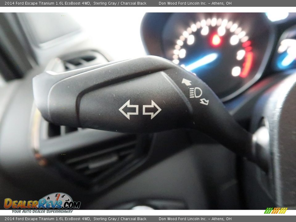2014 Ford Escape Titanium 1.6L EcoBoost 4WD Sterling Gray / Charcoal Black Photo #33