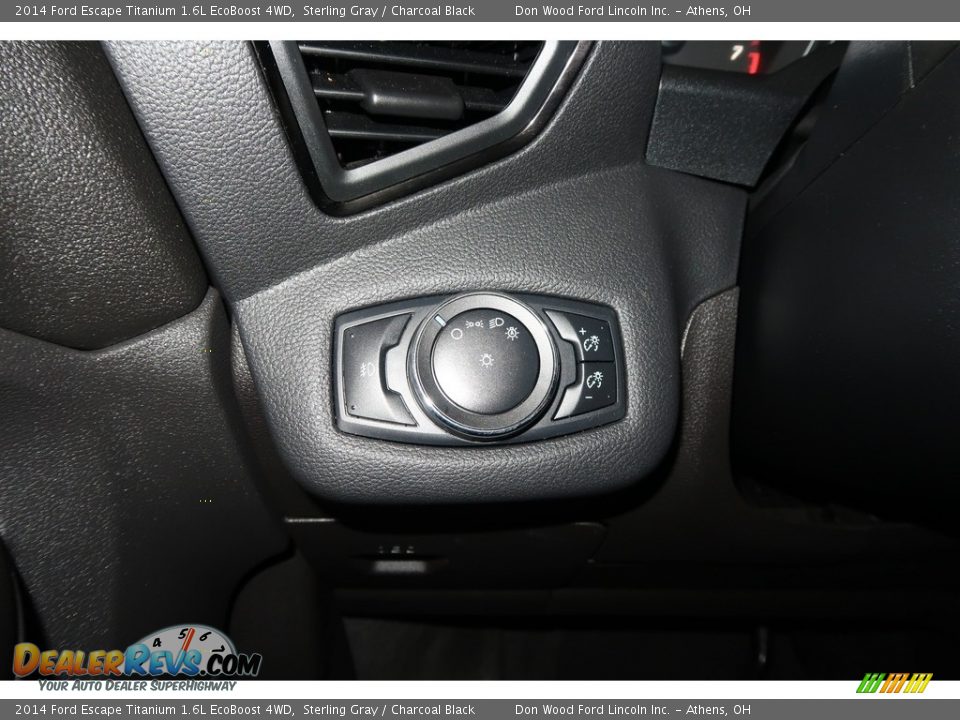 2014 Ford Escape Titanium 1.6L EcoBoost 4WD Sterling Gray / Charcoal Black Photo #36