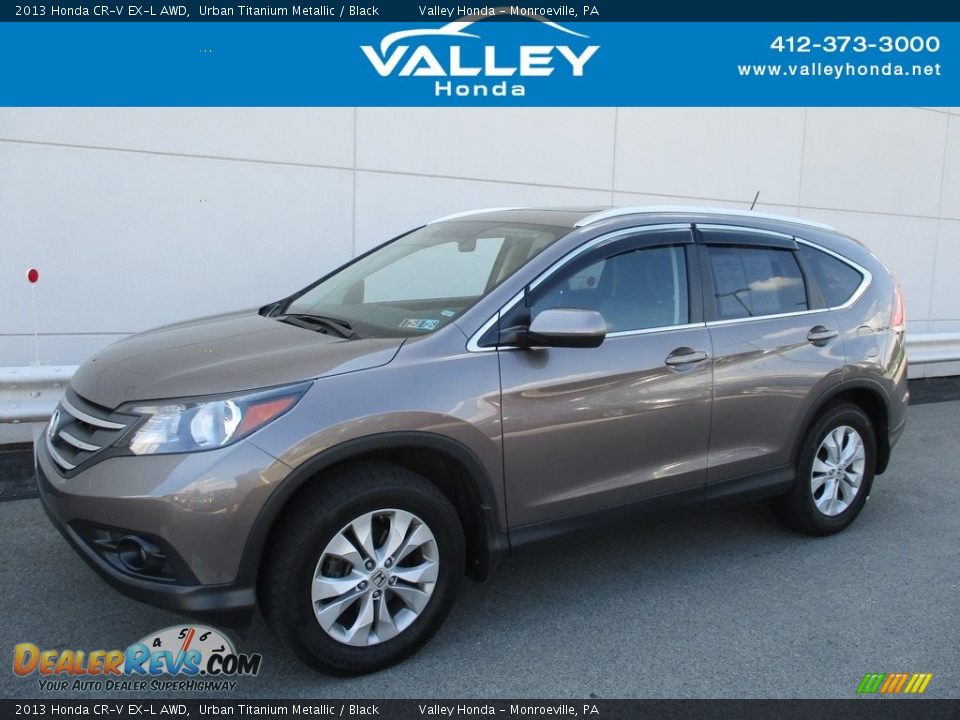 2013 Honda CR-V EX-L AWD Urban Titanium Metallic / Black Photo #1