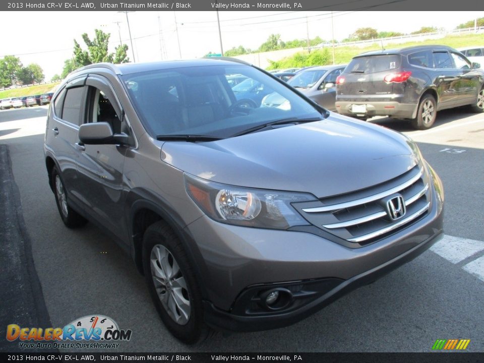 2013 Honda CR-V EX-L AWD Urban Titanium Metallic / Black Photo #7