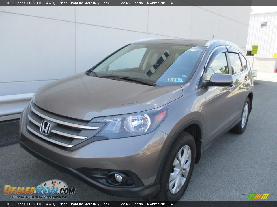 2013 Honda CR-V EX-L AWD Urban Titanium Metallic / Black Photo #9