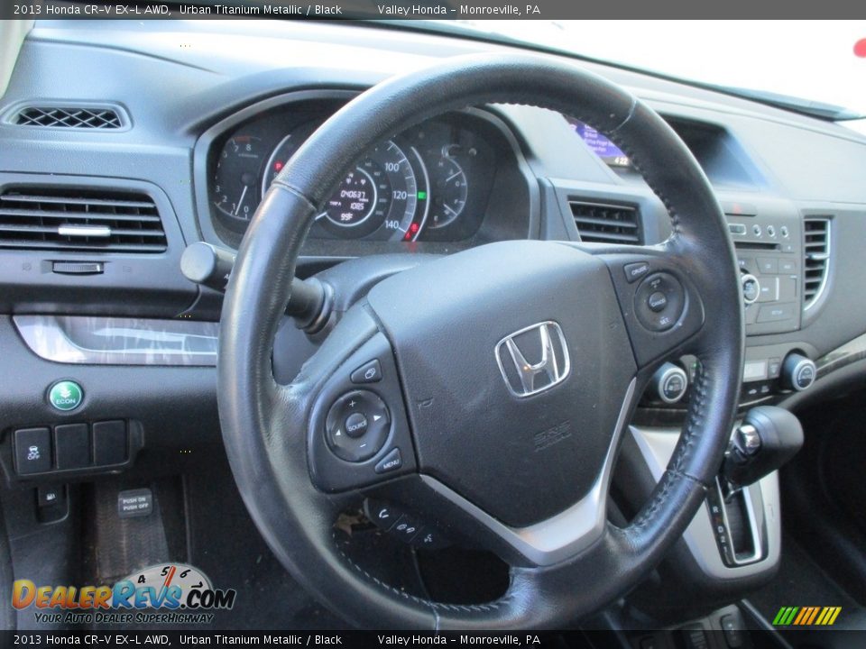 2013 Honda CR-V EX-L AWD Urban Titanium Metallic / Black Photo #14