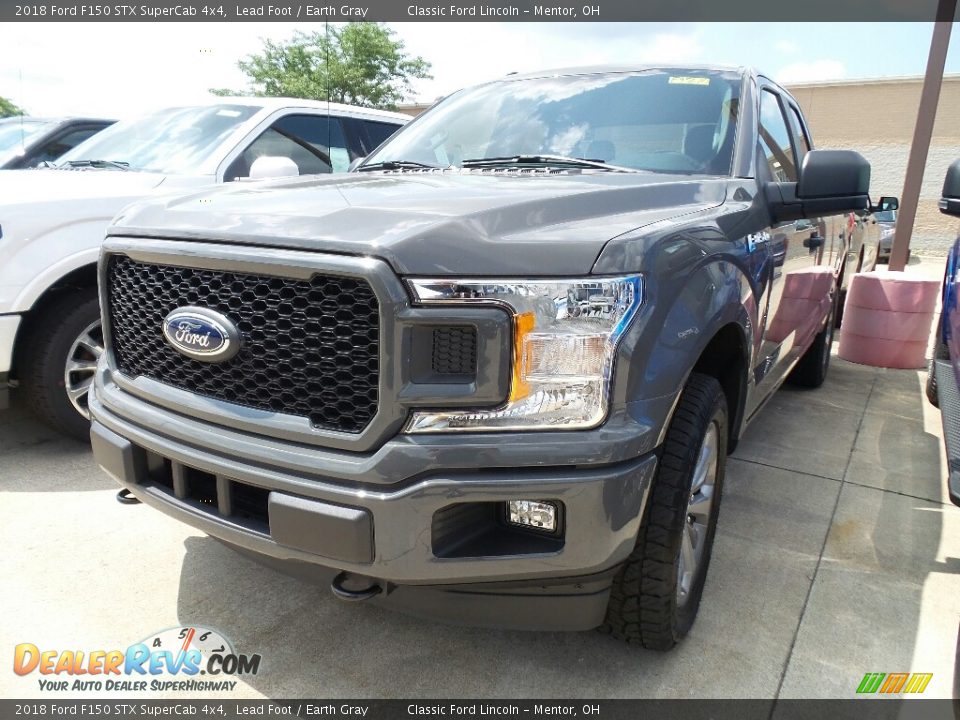 2018 Ford F150 STX SuperCab 4x4 Lead Foot / Earth Gray Photo #1