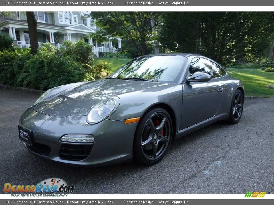 2012 Porsche 911 Carrera S Coupe Meteor Grey Metallic / Black Photo #1