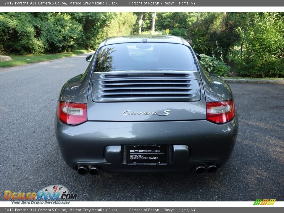 2012 Porsche 911 Carrera S Coupe Meteor Grey Metallic / Black Photo #5