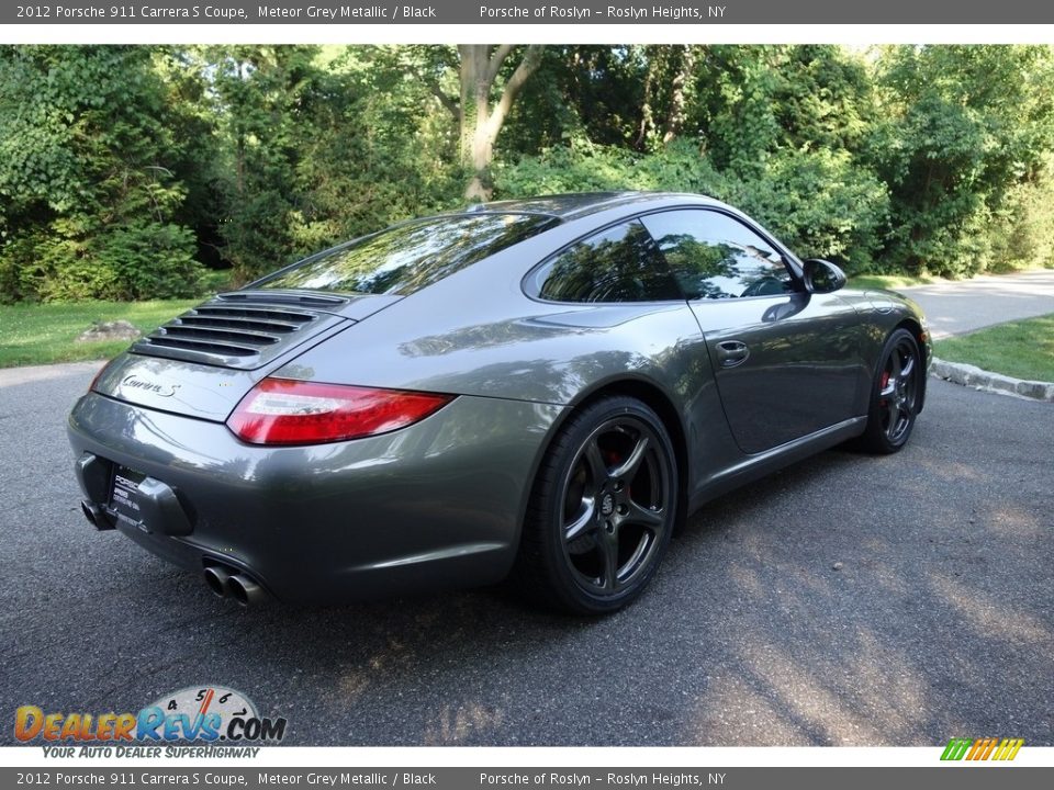 2012 Porsche 911 Carrera S Coupe Meteor Grey Metallic / Black Photo #6