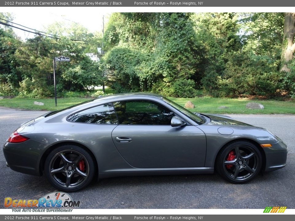 2012 Porsche 911 Carrera S Coupe Meteor Grey Metallic / Black Photo #7