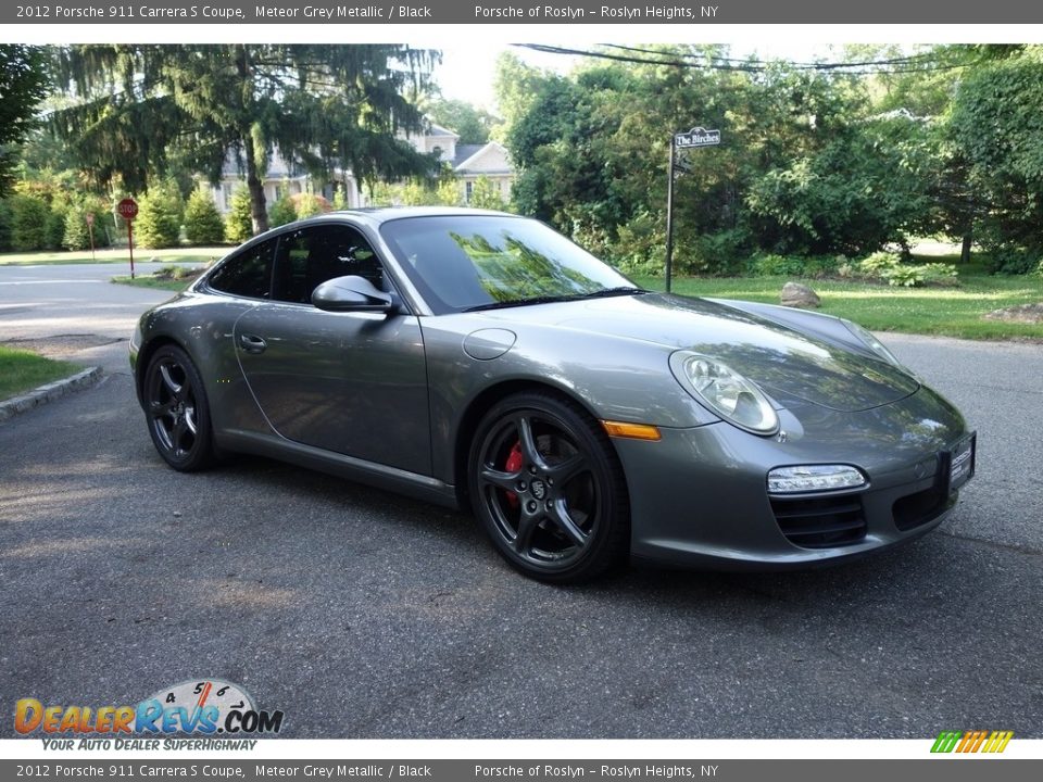 2012 Porsche 911 Carrera S Coupe Meteor Grey Metallic / Black Photo #8