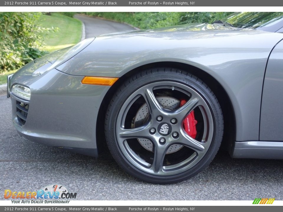 2012 Porsche 911 Carrera S Coupe Meteor Grey Metallic / Black Photo #9