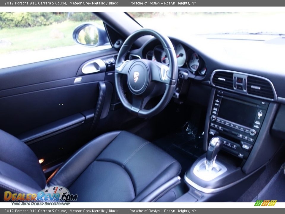 2012 Porsche 911 Carrera S Coupe Meteor Grey Metallic / Black Photo #14