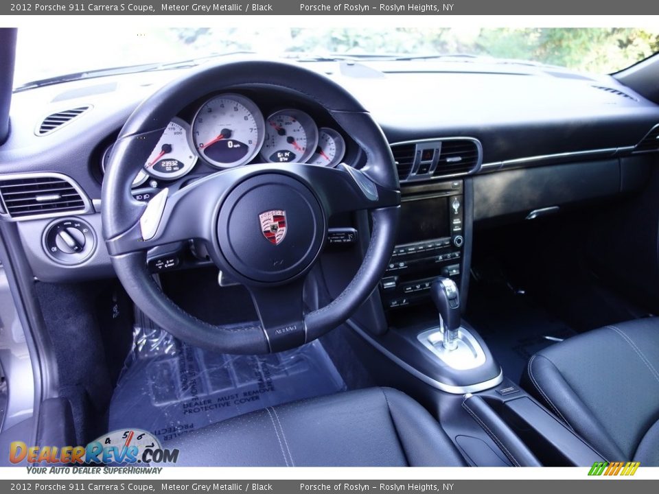 2012 Porsche 911 Carrera S Coupe Meteor Grey Metallic / Black Photo #17