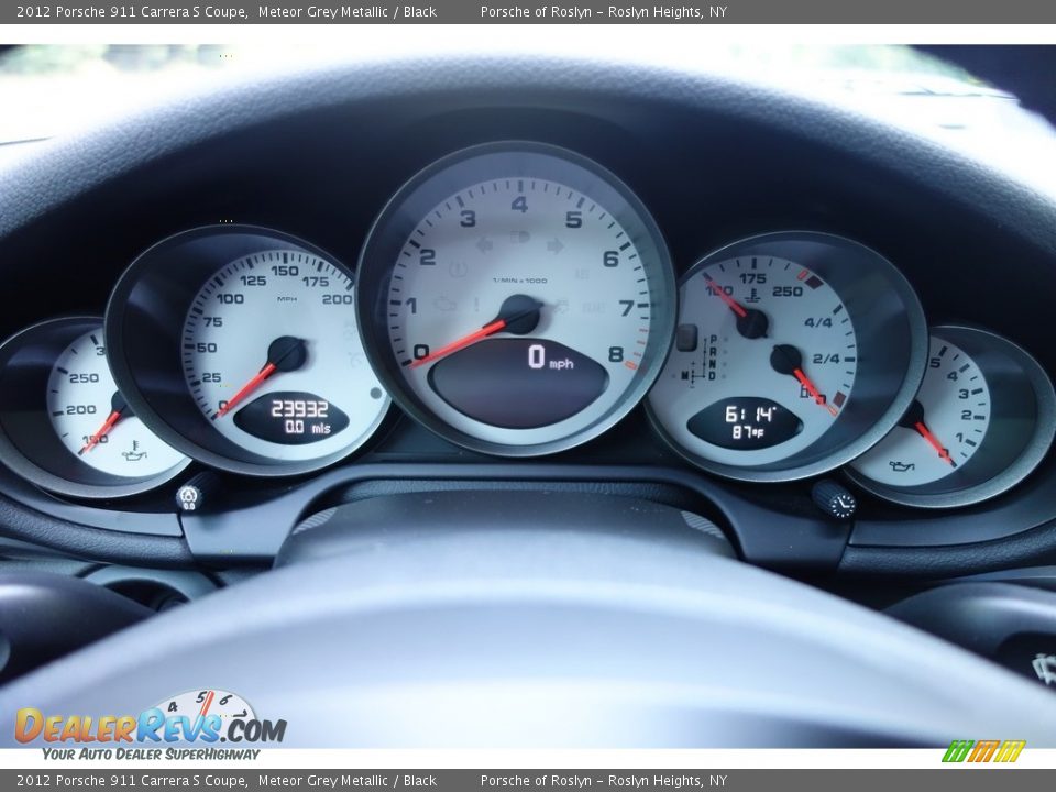 2012 Porsche 911 Carrera S Coupe Meteor Grey Metallic / Black Photo #18