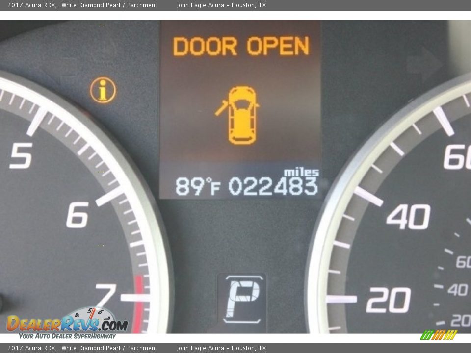 2017 Acura RDX White Diamond Pearl / Parchment Photo #24