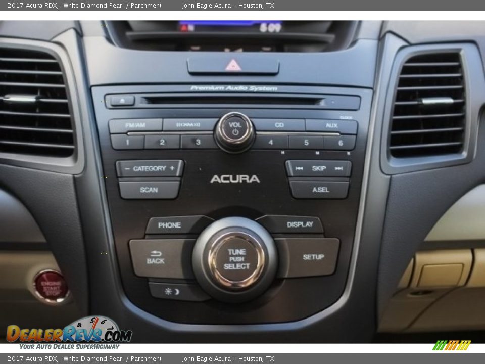2017 Acura RDX White Diamond Pearl / Parchment Photo #25
