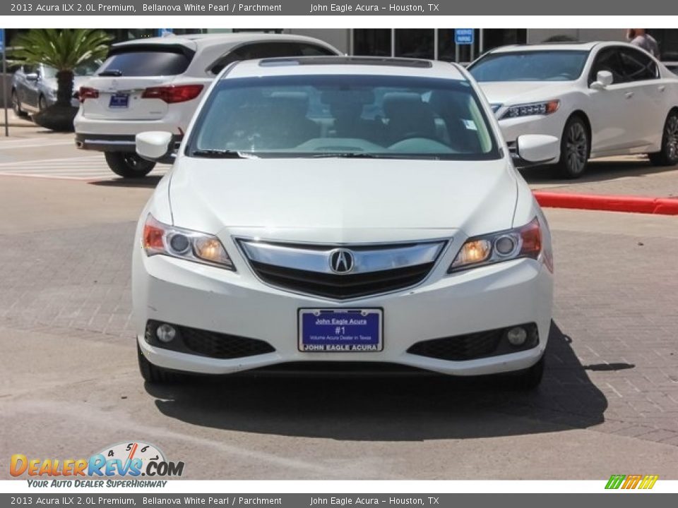 2013 Acura ILX 2.0L Premium Bellanova White Pearl / Parchment Photo #2