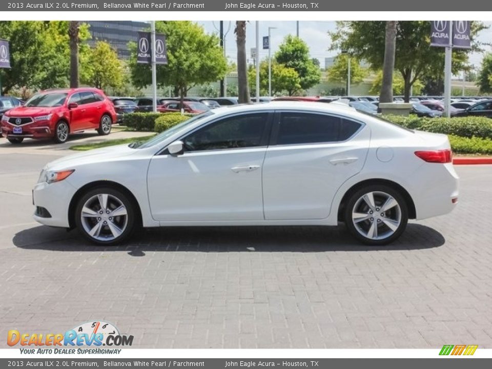 2013 Acura ILX 2.0L Premium Bellanova White Pearl / Parchment Photo #4