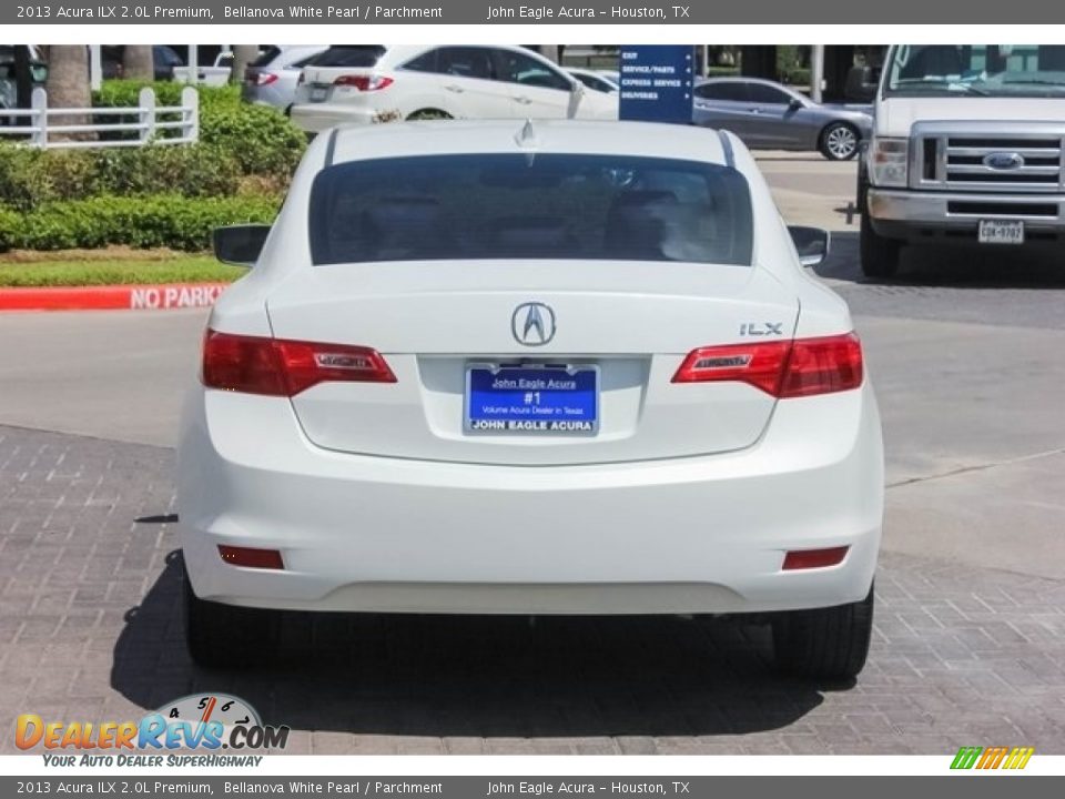 2013 Acura ILX 2.0L Premium Bellanova White Pearl / Parchment Photo #6