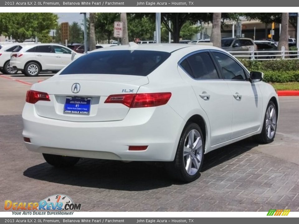 2013 Acura ILX 2.0L Premium Bellanova White Pearl / Parchment Photo #7