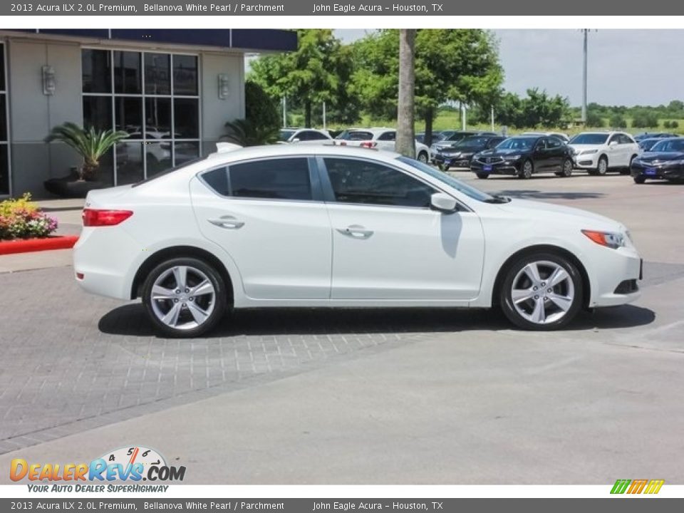2013 Acura ILX 2.0L Premium Bellanova White Pearl / Parchment Photo #8